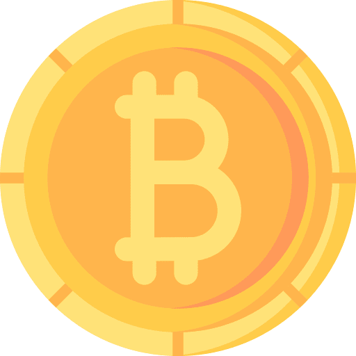Bitcoin bank cryptocurrency currency icon