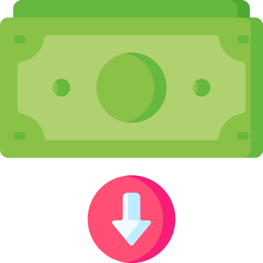 Money dollar cash banknote icon