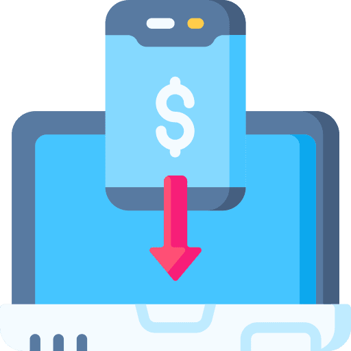 Business online banking business electronics icon