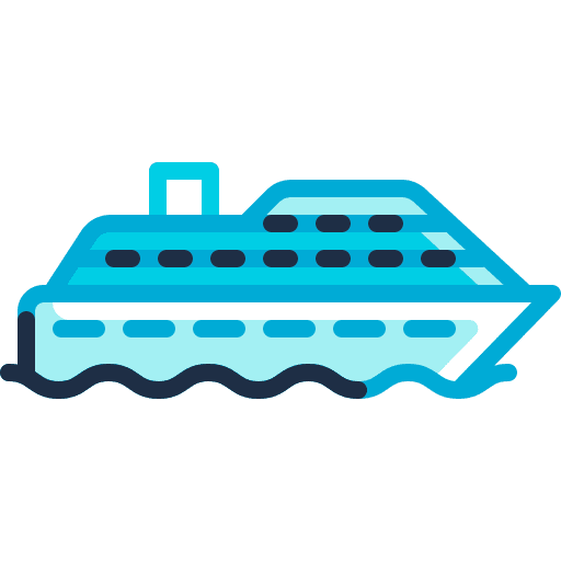 Cruise ship cruise transportation ships icon