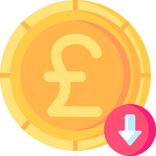 Pound sterling money currency pound sterling icon