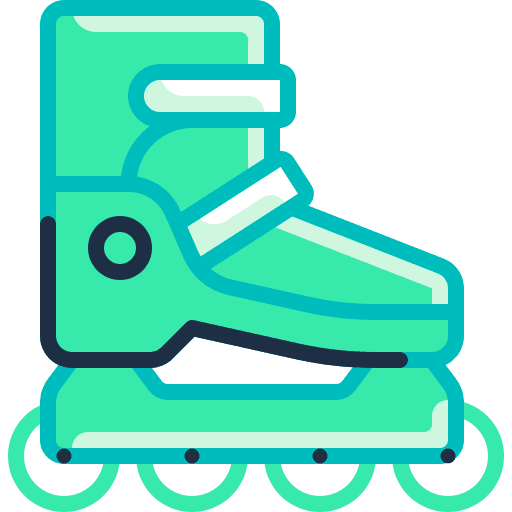 Roller skates skating roller roller skates icon