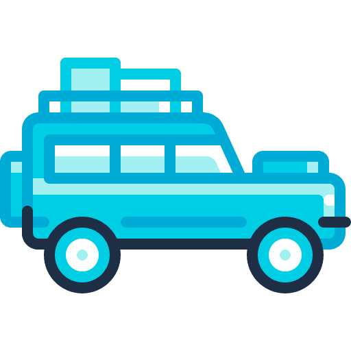 Suv vehicle transportation transport icon