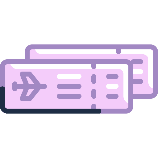 Tickets travel tickets trip icon