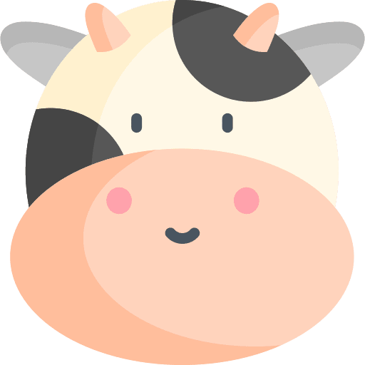Cow cattle animals cow icon