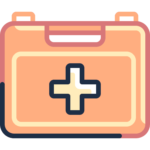 First aid kit health care medical hospital icon First aid kit health care medical hospital icon