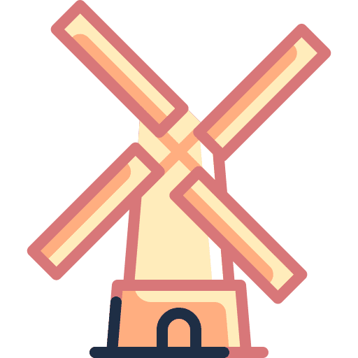 Mill industry eolic energy ecology and environment icon Mill industry eolic energy ecology and environment icon