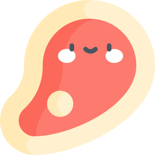 Steak barbecue steak raw meat icon