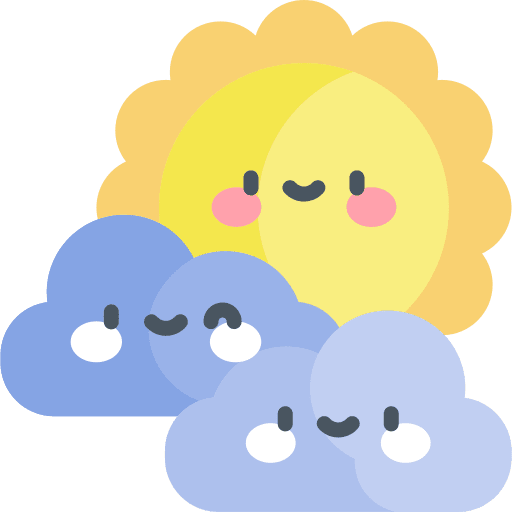 Sun overcast meteorology cloud icon Sun overcast meteorology cloud icon