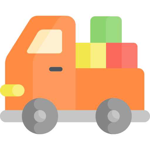 Pick up truck automobile vehicle farming icon Pick up truck automobile vehicle farming icon