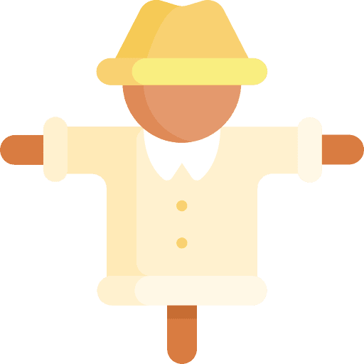 Scarecrow agriculture plantation garden icon Scarecrow agriculture plantation garden icon