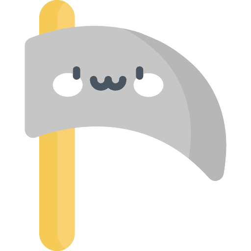 Scythe gardening agriculture garden icon Scythe gardening agriculture garden icon