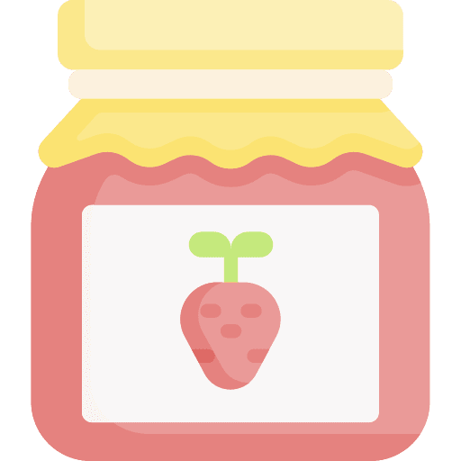 Jam food and restaurant jam jar conserve icon Jam food and restaurant jam jar conserve icon