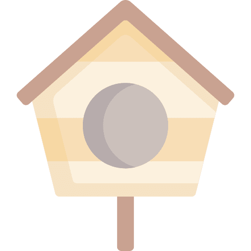 Bird house wood farm bird house icon Bird house wood farm bird house icon