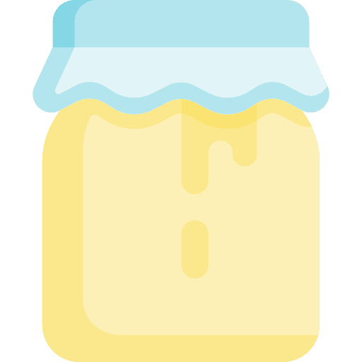 Honey healthy farm food and restaurant icon Honey healthy farm food and restaurant icon
