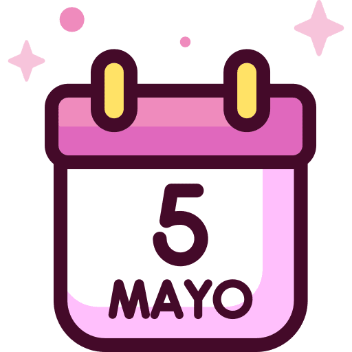 Calendar celebration mexico cinco de mayo icon Calendar celebration mexico cinco de mayo icon