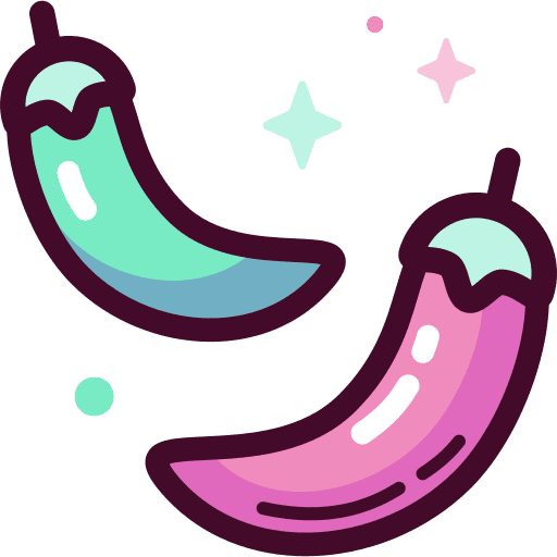 Chili spicy vegetable food and restaurant icon Chili spicy vegetable food and restaurant icon
