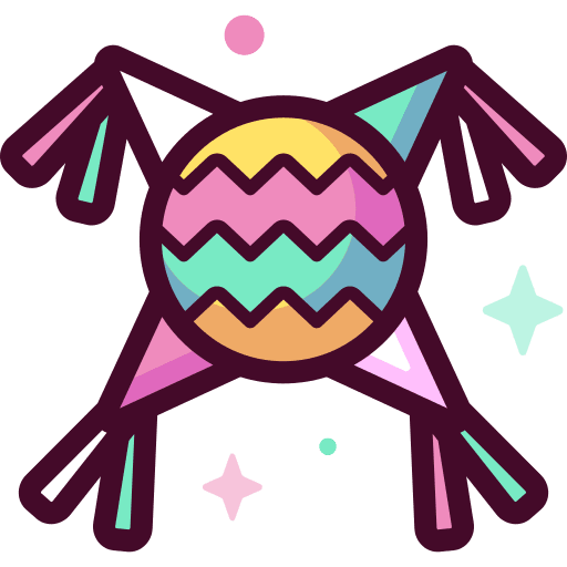 Piñata celebration party piñata icon Piñata celebration party piñata icon