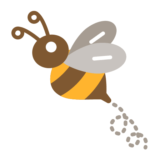 Bee spring zoology animals icon