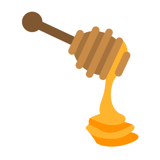Honey dipper cooking kitchenware honey icon