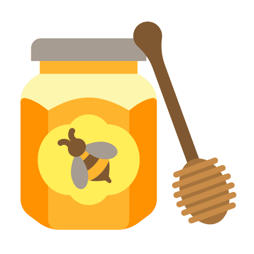 Honey jar bee sweet honey icon
