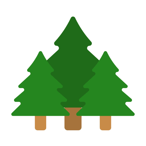 Trees natural environment landscape icon