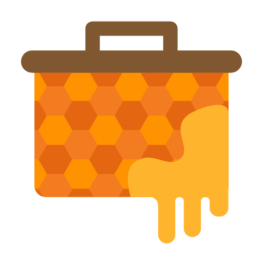 Apiary honey organic beehive icon