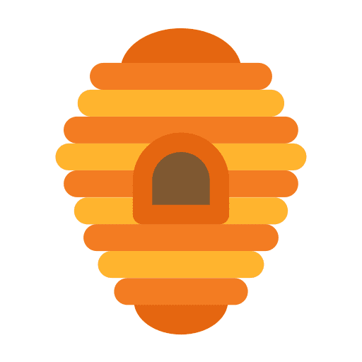 Beehive nature honeycomb beehive icon