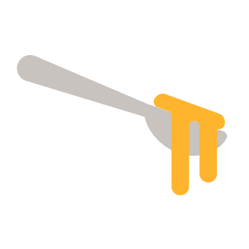 Honey food and restaurant honey bee icon