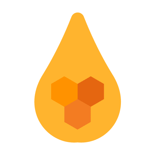 Honey honeycomb drop sweet icon