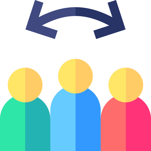 Audience audience arrow marketing icon