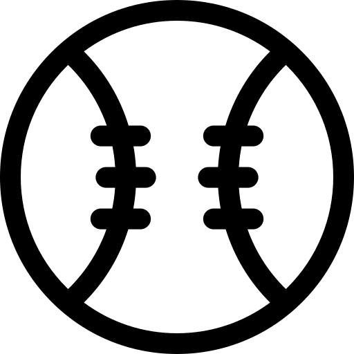 Baseball sport equipment softball play icon