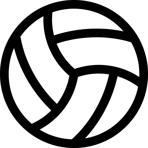 Volleyball ball game sport equipment icon
