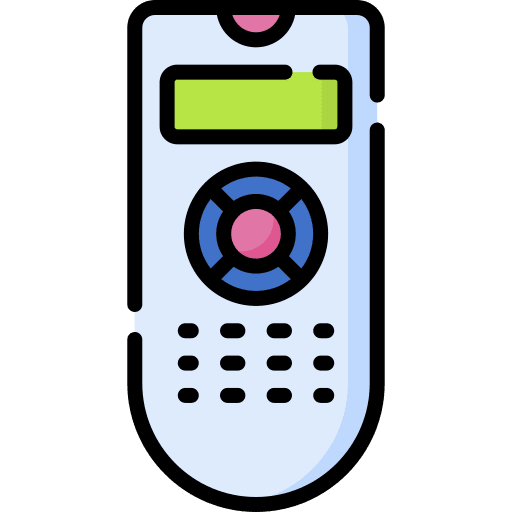 Remote control digital electronic device internet of things icon Remote control digital electronic device internet of things icon