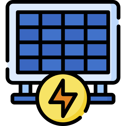Solar panel electricity renewable energy solar cell icon Solar panel electricity renewable energy solar cell icon