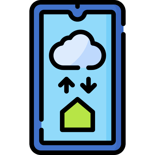 Cloud computing mobile phone computer cloud computing icon Cloud computing mobile phone computer cloud computing icon