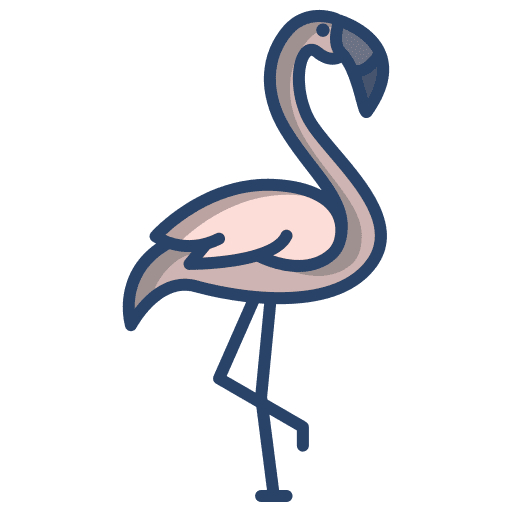 Flamingo fauna animal kingdom animals icon