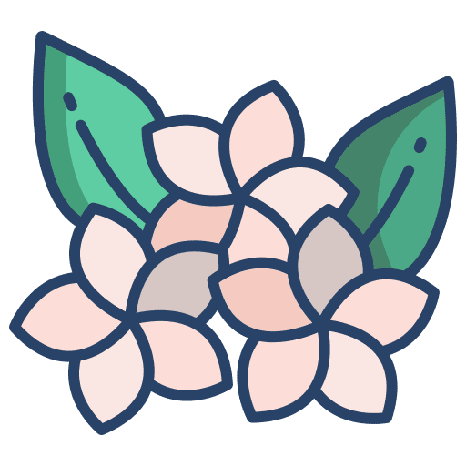 Flower sakura garden botanical icon