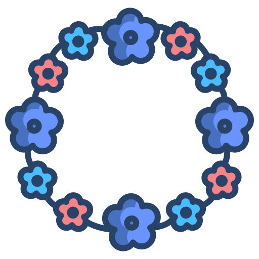 Garland fashion garlands flower necklace icon