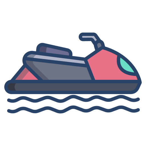 Jet ski water sport transportation jet ski icon