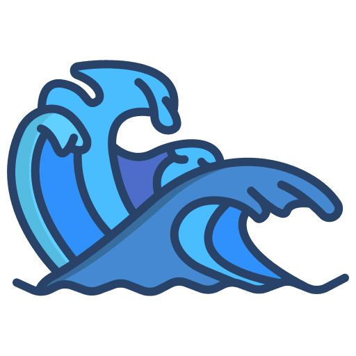 Waves waves nature wave icon