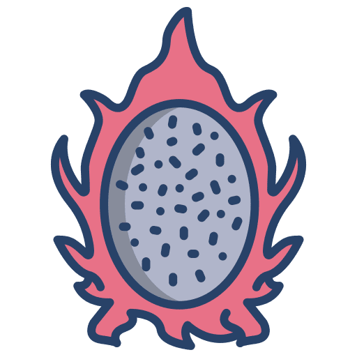 Dragon fruit dragon fruit vegetarian organic icon Dragon fruit dragon fruit vegetarian organic icon