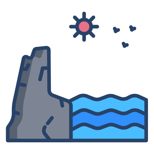 Island nature palm holidays icon Island nature palm holidays icon