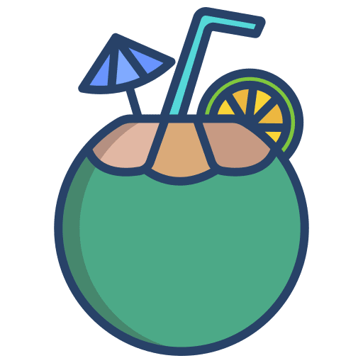 Coconut coconut water summer fashion icon Coconut coconut water summer fashion icon