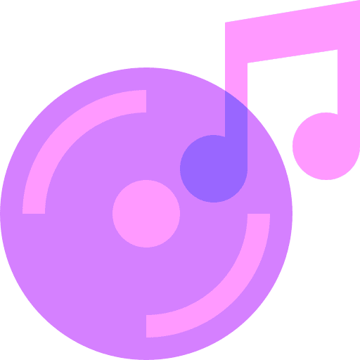 Music disk music quaver icon