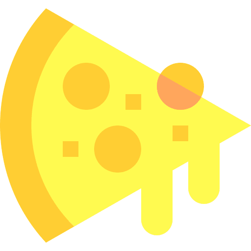 Pizza food and restaurant slice pizza icon