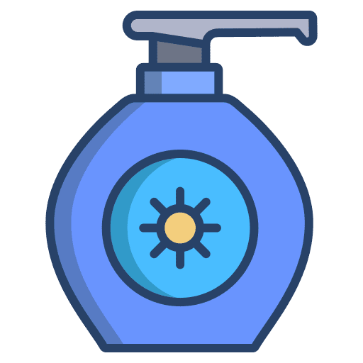Sunscreen sun cream travel cream icon Sunscreen sun cream travel cream icon