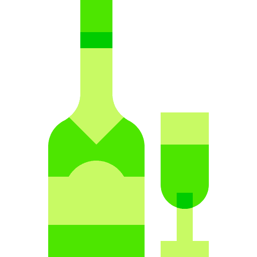 Champagne alcoholic drink toast food and restaurant icon Champagne alcoholic drink toast food and restaurant icon