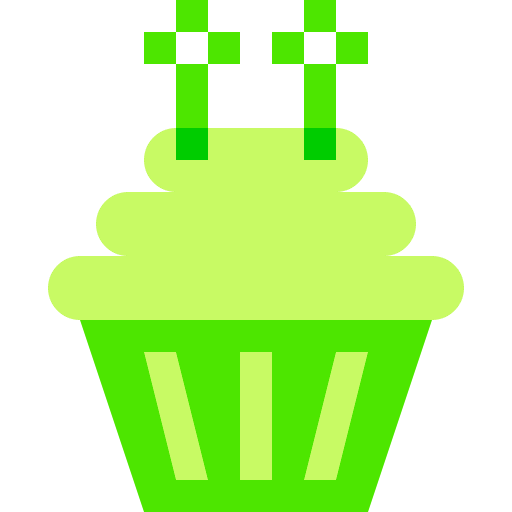 Cupcake birthday and party bakery dessert icon Cupcake birthday and party bakery dessert icon