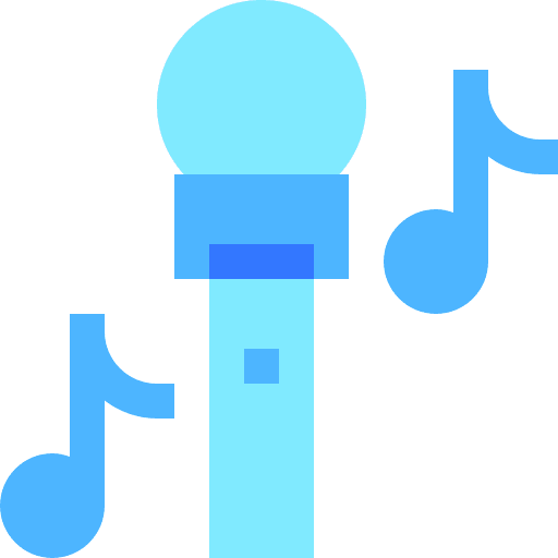 Microphone sing recording hobbies and free time icon Microphone sing recording hobbies and free time icon